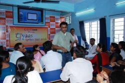 Dr. Ajoy addressing to GIITians at PRAYAS 