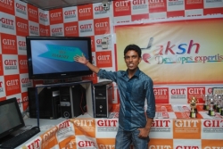 Anish choudhary  presenting his project work in Daksh 2012 held at GIIT.