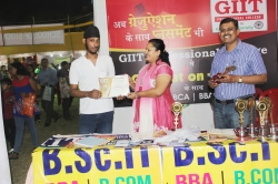 Manpreet Singh Bhatia Student of BBA(1st Year) has been awarded Best Performance award for his Excellent Managing Ability in organizing Event in Swadeshi Mela