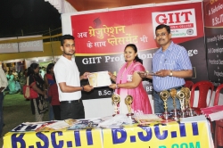 Birendra Nath Maity Student of BSc IT(1st Year) has been awarded Best Performance award for his Excellent Managing Ability in organizing Event in Swadeshi Mela