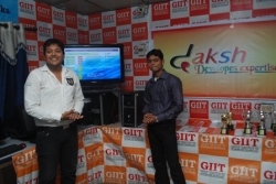 Sanjeev kumar and  Vijay Kumar Singh presenting their project work in Daksh 2012 held at GIIT.